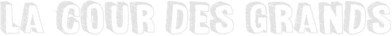 Logo blanc de la Cour Des Grands